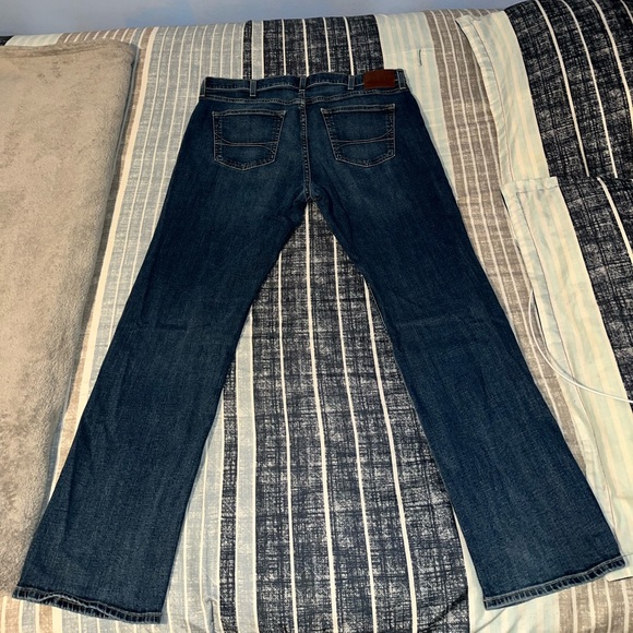 Dark Wash Slim Straight Jeans - Picture 2 of 3